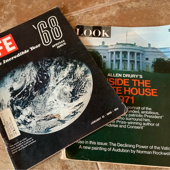 Life magazine Other 2 Vintage Magazineslife 968look 1971 Poshmark
